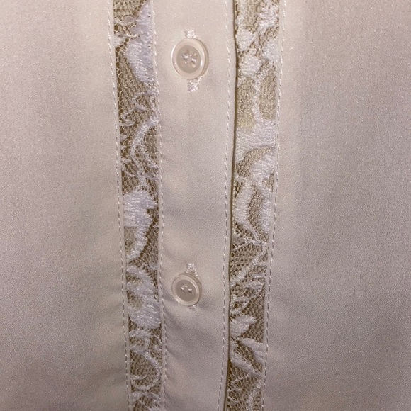 Comme USA lace button down blouse - Picture 8 of 11